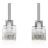 Verkkopatchkaapeli DIGITUS CAT 6 U-UTP ohut 0,5 m harmaa, 10 kpl:n pakkaus
