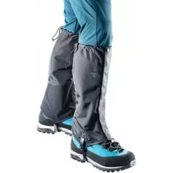Säärystimet DEUTER 39320257000 musta, koko S — kevyet vaellussäärystimet, suojaava peite