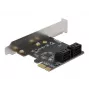 SATA PCI Express x1 -kortti DeLOCK 90010 Low-Profile-muototekijä