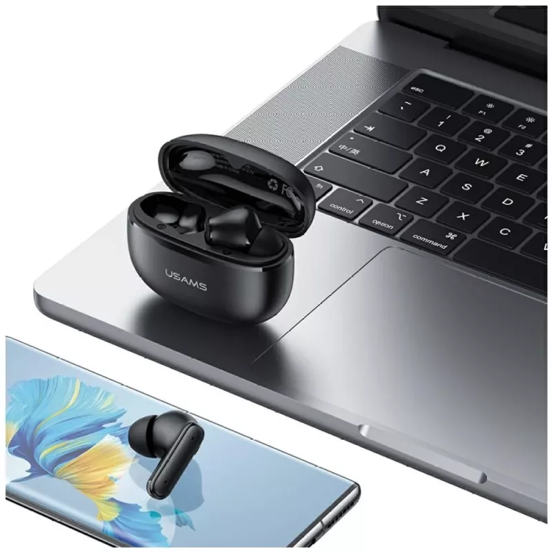 Bluetooth-kuulokkeet Usams E05 TWS musta