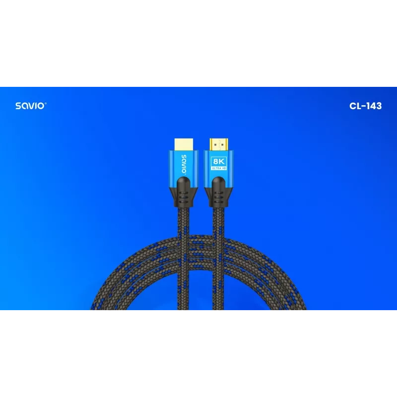 HDMI-kaapeli Savio CL-143 3 m