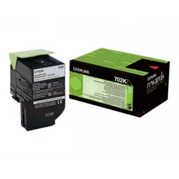 Värikasetti Lexmark 702K R 3000 sivua musta