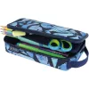Penaalipussi Herlitz 2 Go CamoBlue polyesteri sininen 210x130x60mm