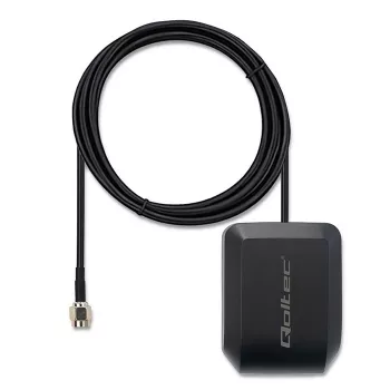 GPS/GLONASS-antenni QOLTEC malli 57055 magneettijalalla, 28 dB vahvistus