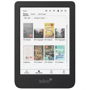 Tolino shine color e-kirjalukija kosketusnäyttö 16 GB Wi-Fi musta
