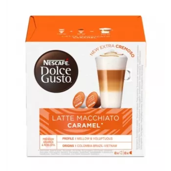 Nescafe Dolce Gusto Caramel Latte Macchiato kahvi, 16 kapselia