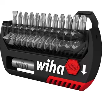 Ruuvimeisselin kärkisarja wiha FlipSelector 39060 — 15 osaa: Phillips, Pozidriv, TORX