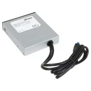 Akasa AK-ICR-27 kortinlukija USB 3.2 Gen 1 (3.1 Gen 1) sisäinen musta, harmaa