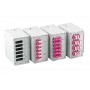 EFB Elektronik etulevy 6x SC-D, LC-Quad, 2,8 mm:n ruuvinrei'illä