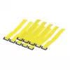 LogiLink - kaapeliside - 30 cm - keltainen (10 kpl:n pakkaus)