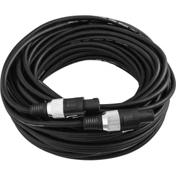 Kaiutinkaapeli Omnitronic 3022130P, 2×2,5 mm², 20 m, musta