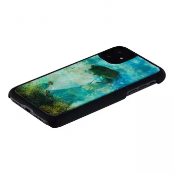 Älypuhelinkotelo iKins iPhone 11 — musta Camille-design, suojakotelo