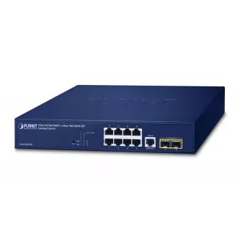 Hallittava kytkin PLANET GS-4210-8T2S