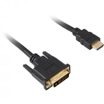 Kaapeli HDMI/DVI-D Sharkoon 1 m