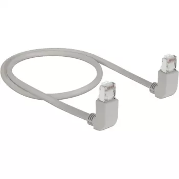 Verkkokaapeli DeLOCK 83513 RJ-45 Cat6a 0,5 m harmaa