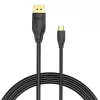 Vention USB-C–DisplayPort 8K -kaapeli 2 m, USB Type-C – DP, musta