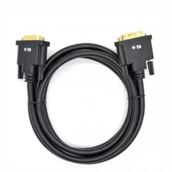 TB MM DVI 24 + 1 -kaapeli 1,8 m, musta, kulta (AKTBXVD24DVI18B)