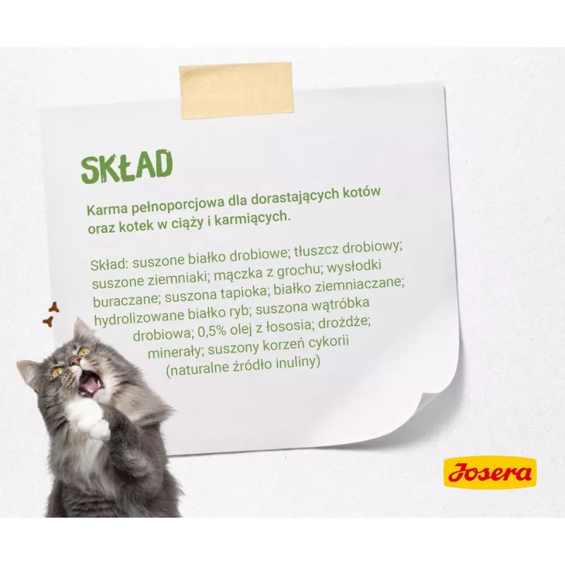 Kuivaruoka kissoille Josera Kitten siipikarja 2 kg