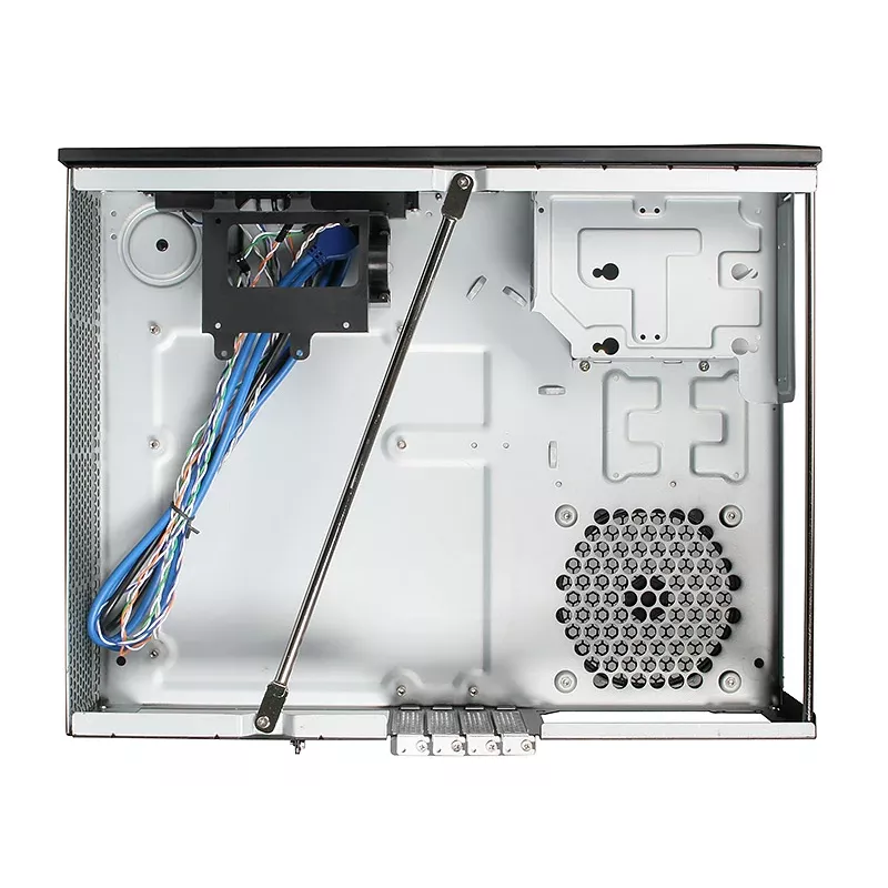 SilverStone MILO ML03 - Desktop - Mikro-ATX - ilman virtalähdettä (ATX / PS/2) - musta - USB/audio (SST-ML03B-R)