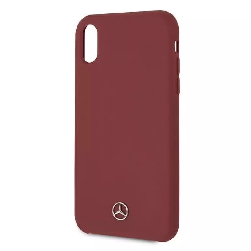 Mercedes-Benz Hard Cover silikoni Apple iPhone XR punainen MEHCI61SILRE
