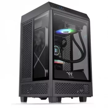 PC-kotelo Thermaltake The Tower 100 Mini Tower musta