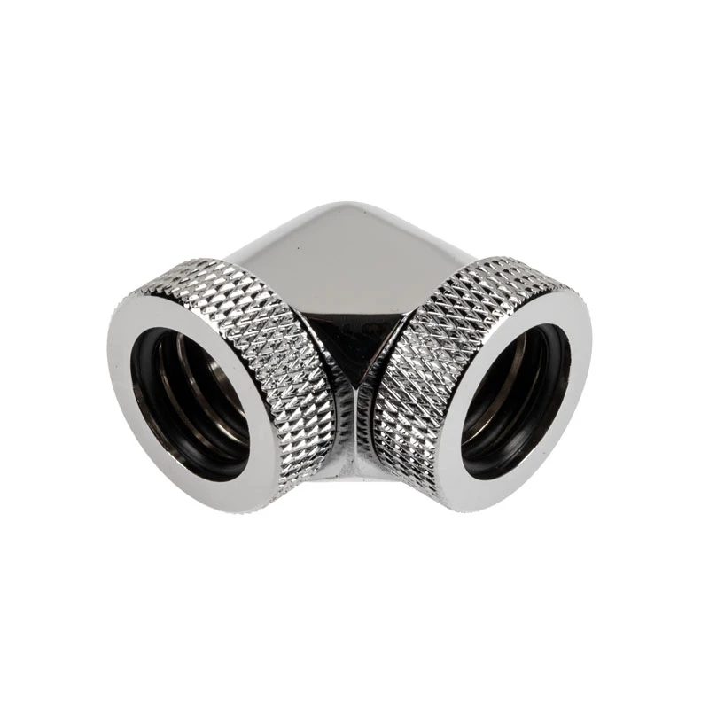 Raijintek Pelias D160906 16 mm 90° sovitin (6 kpl), hopea