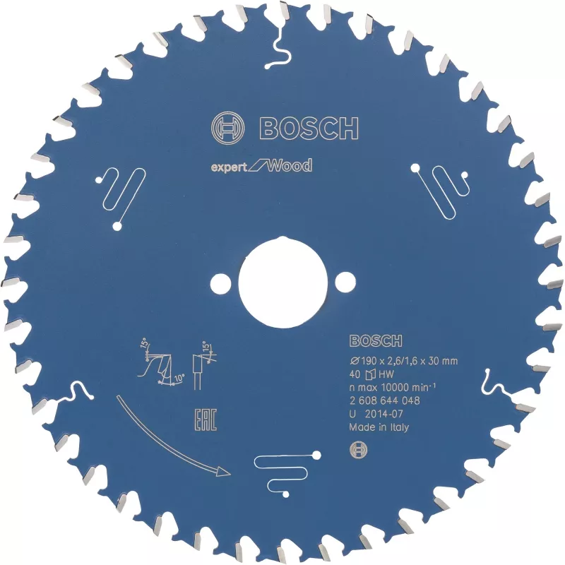 Pyörösahanterä Bosch 2 608 644 048 19 cm 1 kpl