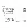 METZ CONNECT BTR C6Amodul K 180° - modulaarinen liitäntäyksikkö - RJ-45 (130B21-E)