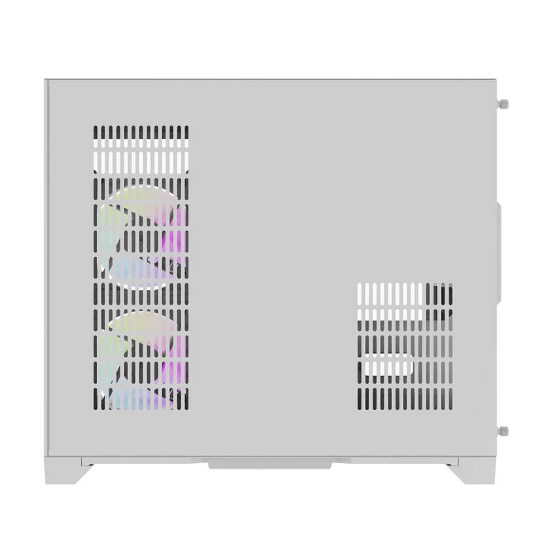 Darflash FT418 tietokonekotelo + 6 aRGB-tuuletinta (valkoinen)