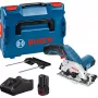 Akkukäsipyörösaha GKS 12V-26 Professional, 12 volttia (sininen/musta, 2x litiumioniakku 3,0 Ah, L-BOXX)