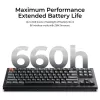 Mekaaninen näppäimistö Keychron V3 Ultra 8K – kaapeli & Bluetooth, QWERTY, RGB, musta