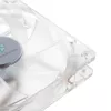 SilverStone SST-FN121-P-GL 120 mm LED-kotelotuuletin - valkoinen