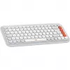 Logitech POP Icon Keys - näppäimistö - langaton - Bluetooth LE - QWERTY - US International - Off White, oranssi (920-013072)