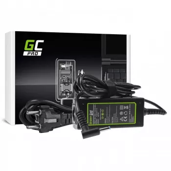 Green Cell AD74P AC-to-DC kannettavan tietokoneen verkkosovitin 45W 19.5V 2.31A sisäkäyttöön, musta