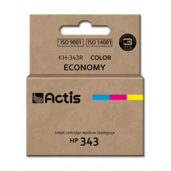Actis KH-343R muste (korvaa HP 343 C8766EE; standardi; 21 ml; väri)