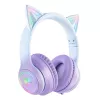 Kuulokemikrofoni Onikuma B90 pelikuulokemikrofoni sininen/violetti