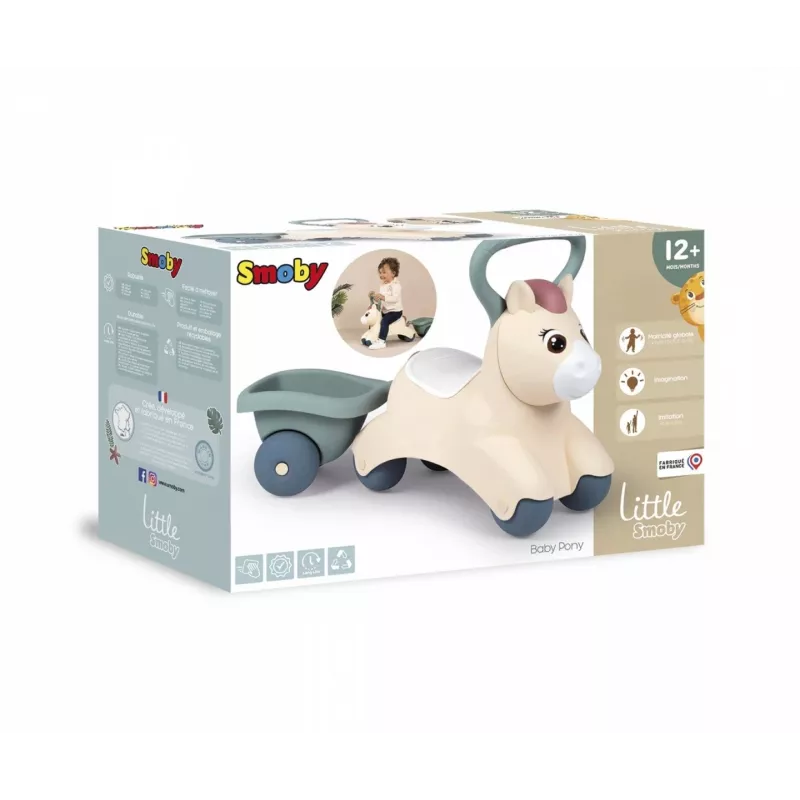 Little Smoby Baby Pony työnnettävä ja liukuleluajoneuvo