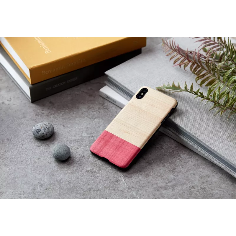 Älypuhelinkotelo man and wood iPhone XS Max:lle — white miss match
