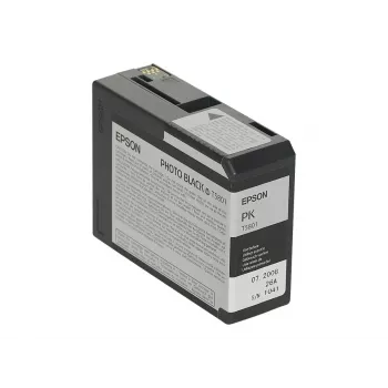 Epson Singlepack Photo musta T580100, fotomusta, väriainepohjainen muste, 80 ml, 1 kpl