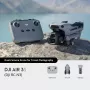 Kopteri DJI Air 3s RC-N3 — 50-MP-kamera, 4K 3840×2160, 4 roottoria, max. 27 m/s, kantama 32 000 m, 4276 mAh akku, harmaa