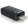 DeLOCK USB-äänisovitin 7.1 - äänikortti - stereo - USB (61645)