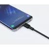 Aukey CB-CA2 OEM USB-C – USB-A -kaapeli, nailonpunos, 2 m, musta