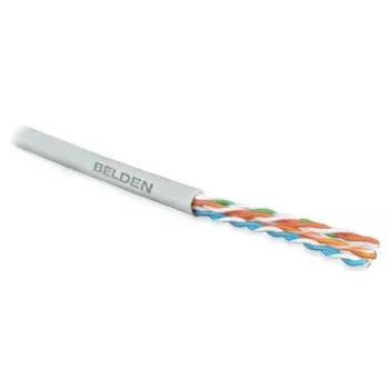 Kaapeli Tele-Informatik, asennuskaapeli, U/UTP Kat.5e 4x2xAWG24/1, kupari, PVC, 305 m, harmaa