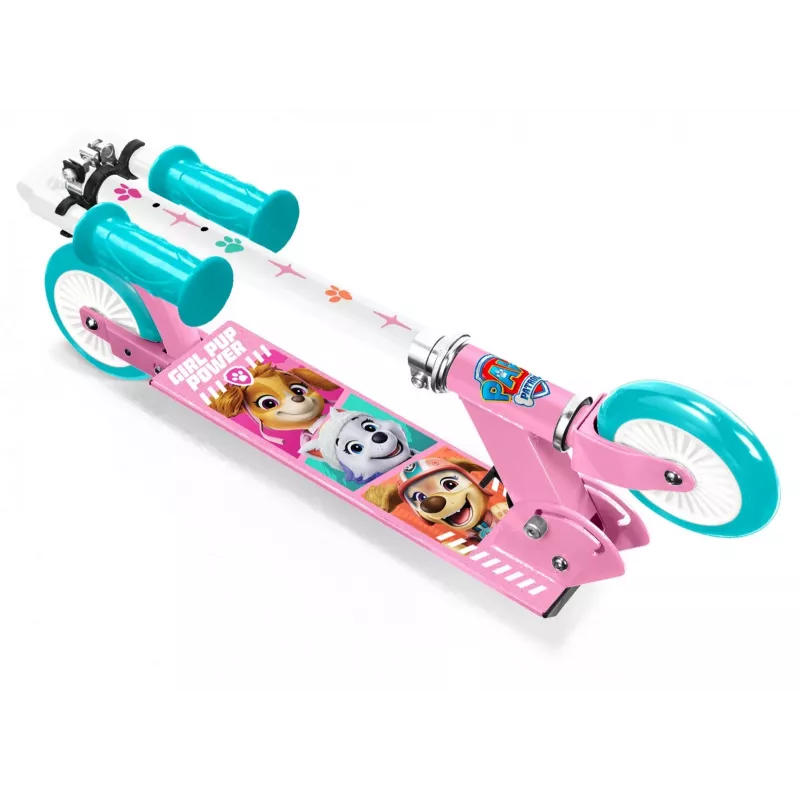 Pulio 2-pyöräinen potkulauta Paw Patrol pinkki Stamp