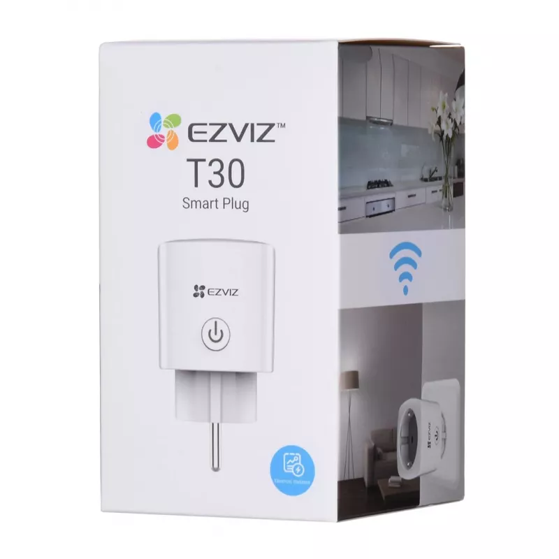 Älypistorasia EZVIZ T30-10B-EU 1600 W valkoinen