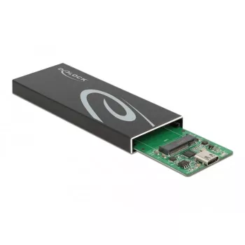 SSD-kotelo DeLOCK 42003 ulkoinen kotelo M.2 SATA SSD:lle USB Type-C