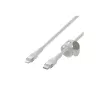 Belkin CAA011BT3MWH Lightning-kaapeli 3 m valkoinen