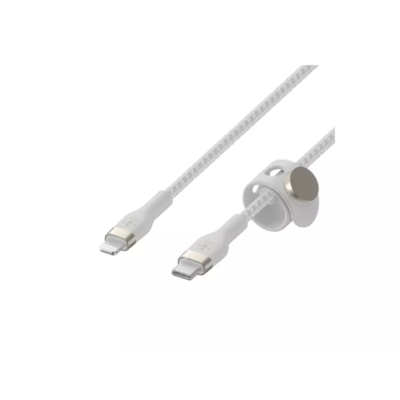 Belkin CAA011BT3MWH Lightning-kaapeli 3 m valkoinen