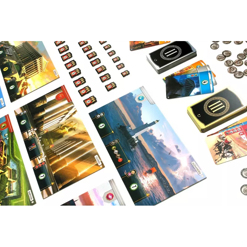 Lautapeli 7 WONDERS OF THE WORLD (puolankielinen versio)