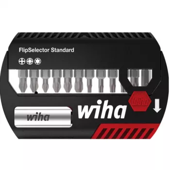 Ruuvimeisselin kärkisarja wiha FlipSelector 39060 — 15 osaa: Phillips, Pozidriv, TORX